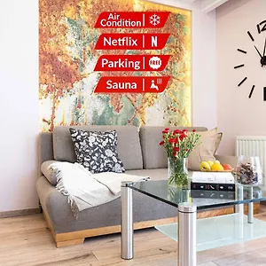 شقة Stawowa Premium - 69 M2 With Sauna And Private Garage, كراكوفيا